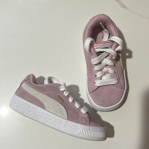 PINK GIRL TODDLER PUMA  CLASSIC SUEDE SNEAKER SHOES CUTE FASHION HOT 7C